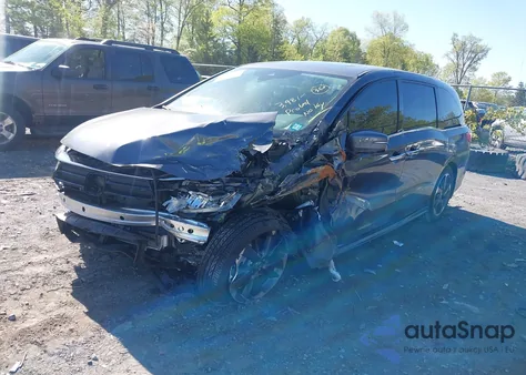 2024 Honda Odyssey Elite из США, поврежденный, VIN 5FNRL6H94RB001655